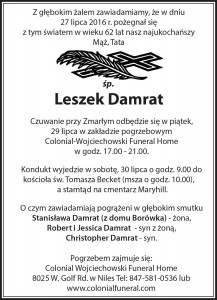Damrat-Leszek-Obit