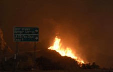 Sand Fire near Los Angeles