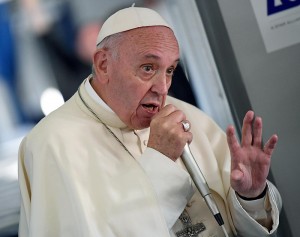Papież Franciszek fot.Daniel Dal Zennaro/EPA