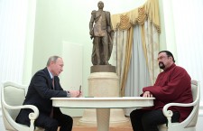 President Putin meets with US actor Steven Seagal in Kremlin