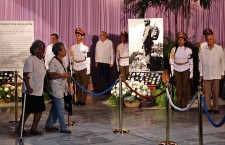 Cubans gather at Havana's Plaza of the Revolution to bid farewell to Fidel