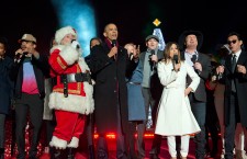 US President Barack Obama attends the National Christmas Tree Lighting in Washington, DC