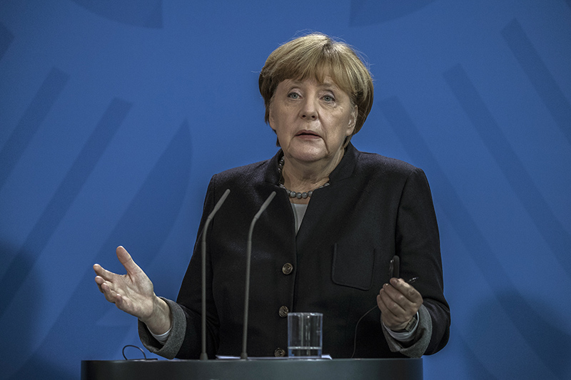 Kanclerz Angela Merkel fot.Oliver Weiken/EPA