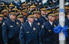 Chicago Police Commander Paul Bauer funeral, USA - 17 Feb 2018