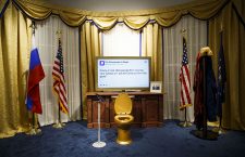 Pop-Up Library of President Trump Tweets in New York, USA - 16 Jun 2017