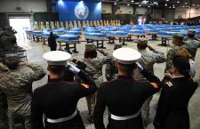Repatriation ceremony for US Korean War remains, Pyeongtaek, Korea - 01 Aug 2018