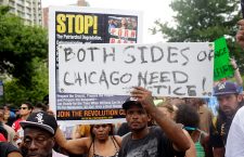 Anti-violence protest on Lake Shore Drive, Chicago, USA - 02 Aug 2018
