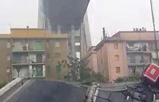 Bridge collapses on Genoa highway, Genoa, Italy - 14 Aug 2018