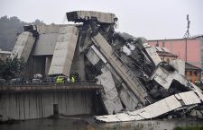 Bridge collapses on Genoa highway, Genoa, Italy - 14 Aug 2018