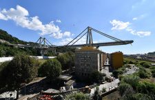 Morandi bridge collapsed on Genoa higway, Italy - 15 Aug 2018