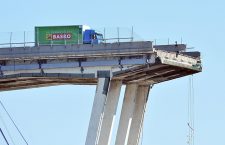 Bridge collapsed on Genoa highway, Italy - 15 Aug 2018