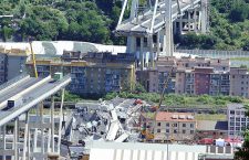 Bridge collapsed on Genoa highway, Italy - 15 Aug 2018