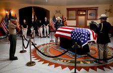 Senator John McCain lies in state at the Arizona Capitol, Phoenix, USA - 29 Aug 2018