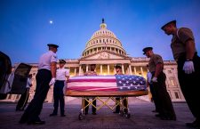 Rehearsal for Senator John McCain to lie in state at US Capitol, Washington, USA - 30 Aug 2018