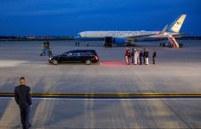 Senator John McCain arrives at Joint Base Andrews, Maryland, USA - 30 Aug 2018