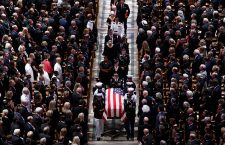 Memorial sevice for Senator John McCain at the Washington National Cathedral, USA - 01 Sep 2018