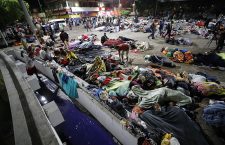 Migrant Caravan prepares for new march in Mexico defying fatigue, Tapachula - 18 Oct 2018