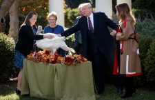 US President Donald J. Trump participates in the Presentation of the National Thanksgiving Turkey, Washington, USA - 20 Nov 2018