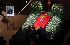 Mourning for Gdansk Mayor Pawel Adamowicz, Poland - 17 Jan 2019