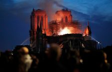 Cathedral of Notre-Dame of Paris on fire, France - 15 Apr 2019