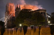 Cathedral of Notre-Dame of Paris on fire, France - 15 Apr 2019