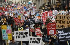 Anti Trump protests during State visit of US President Donald J. Trump to United Kingdom, London - 04 Jun 2019