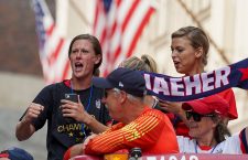 US Women's National Soccer team victory parade in New York, USA - 10 Jul 2019