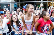Ticker Tape Parade for US Women's World Cup Team in New York, USA - 10 Jul 2019