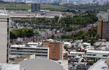 March demanding the resignation of Puerto Rico's Governor, San Juan - 22 Jul 2019