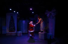 Daivd Turrentine as Santa and Samantha Bonzi as Eleanor - Eleanor's Wish Photo Matt Ferguson ExecPIX